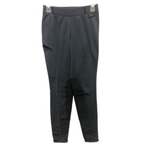 Kerrits Juniors Gray Workout Activewear Horseback Riding Pants With Zipper Pocke
